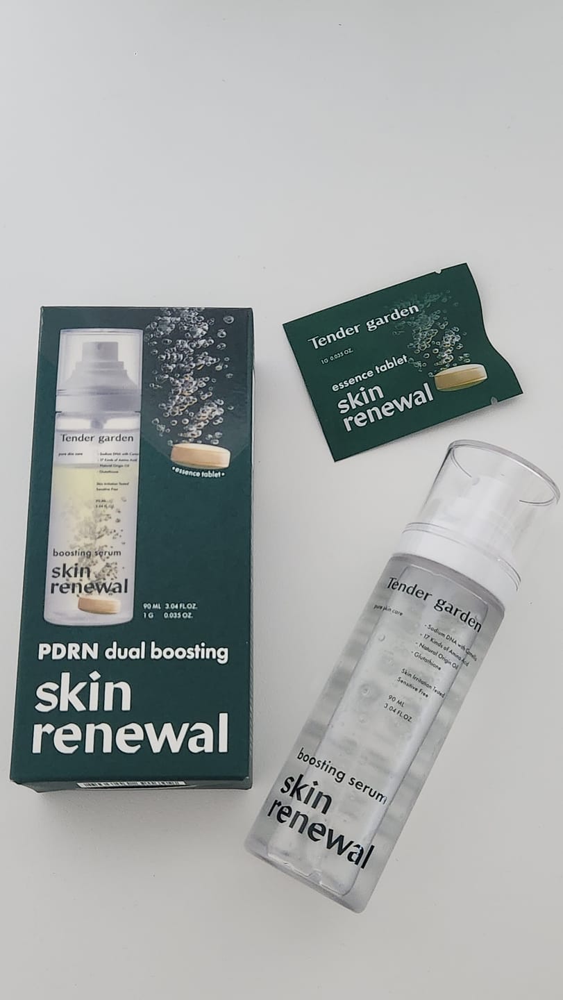 Customer photo review of Tender Garden Skin Renewal PDRN Dual Boosting Set 90ml