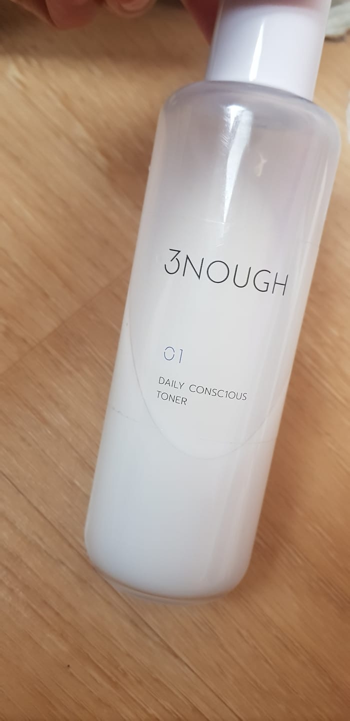 Customer photo review of 3NOUGH Daily Conscious Toner 155ml