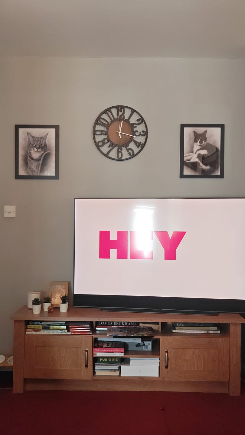 Customer photo review of Personalised Poster - Charcoal