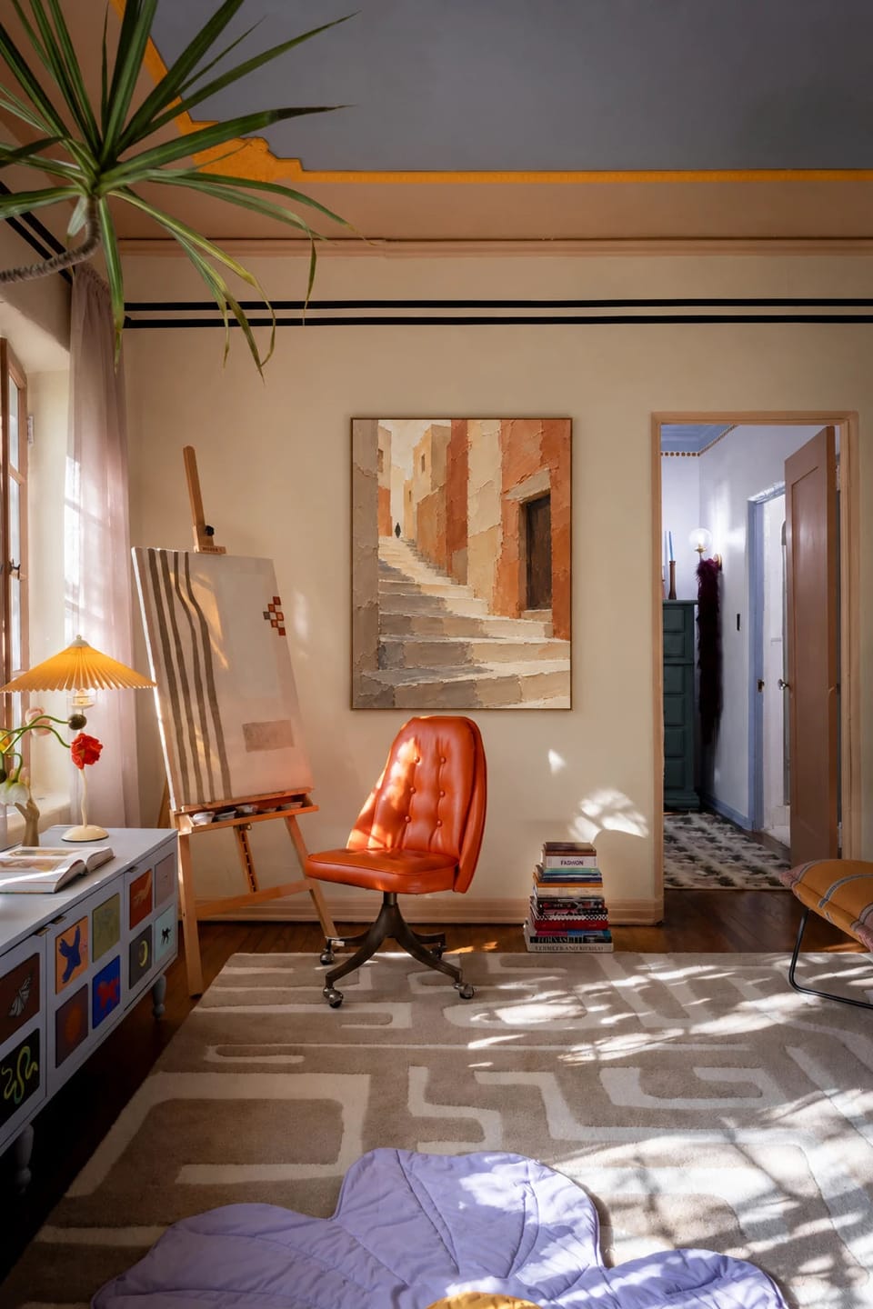 Customer photo review of Textured & Impasto Art｜Steps Into Sunlight