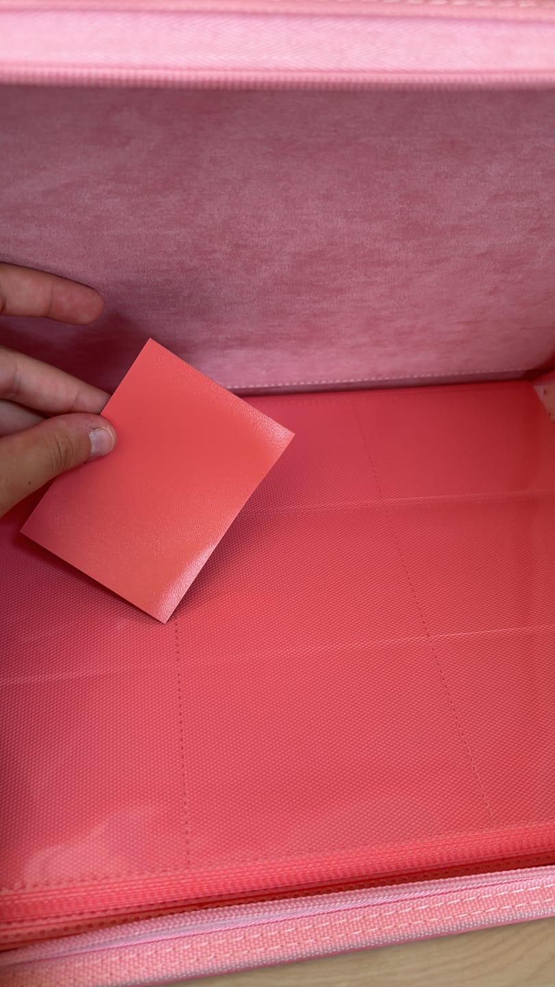 Customer photo review of Cherry Blossom - 9-Pocket Trading Card Binder