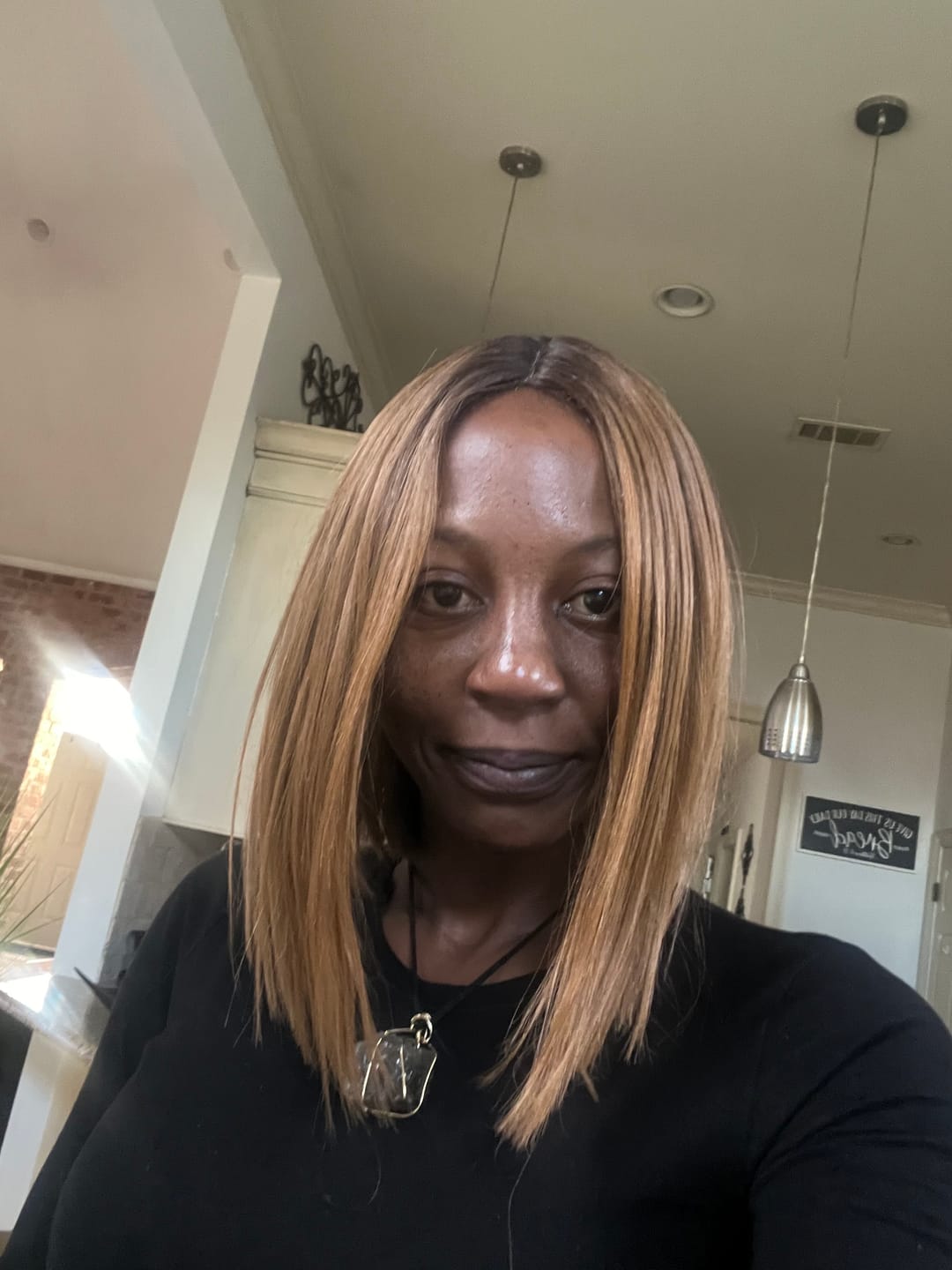 Customer photo review of Outre The Daily Wig Style & Dash 3" Deep Lace Part Wig - DAILY 2