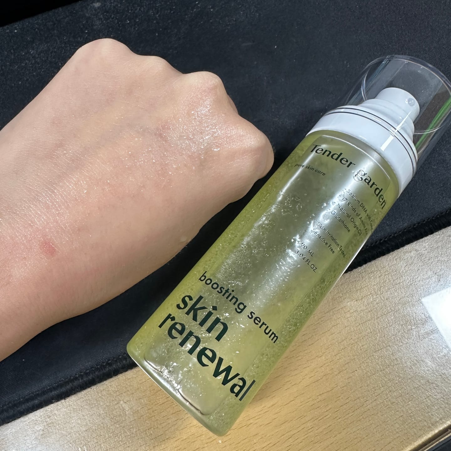 Customer photo review of Tender Garden Skin Renewal PDRN Dual Boosting Set 90ml