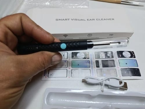 Customer photo review of AllAboutEars – 1080P Connected Otoscope, WiFi Ear Camera (iOS & Android)