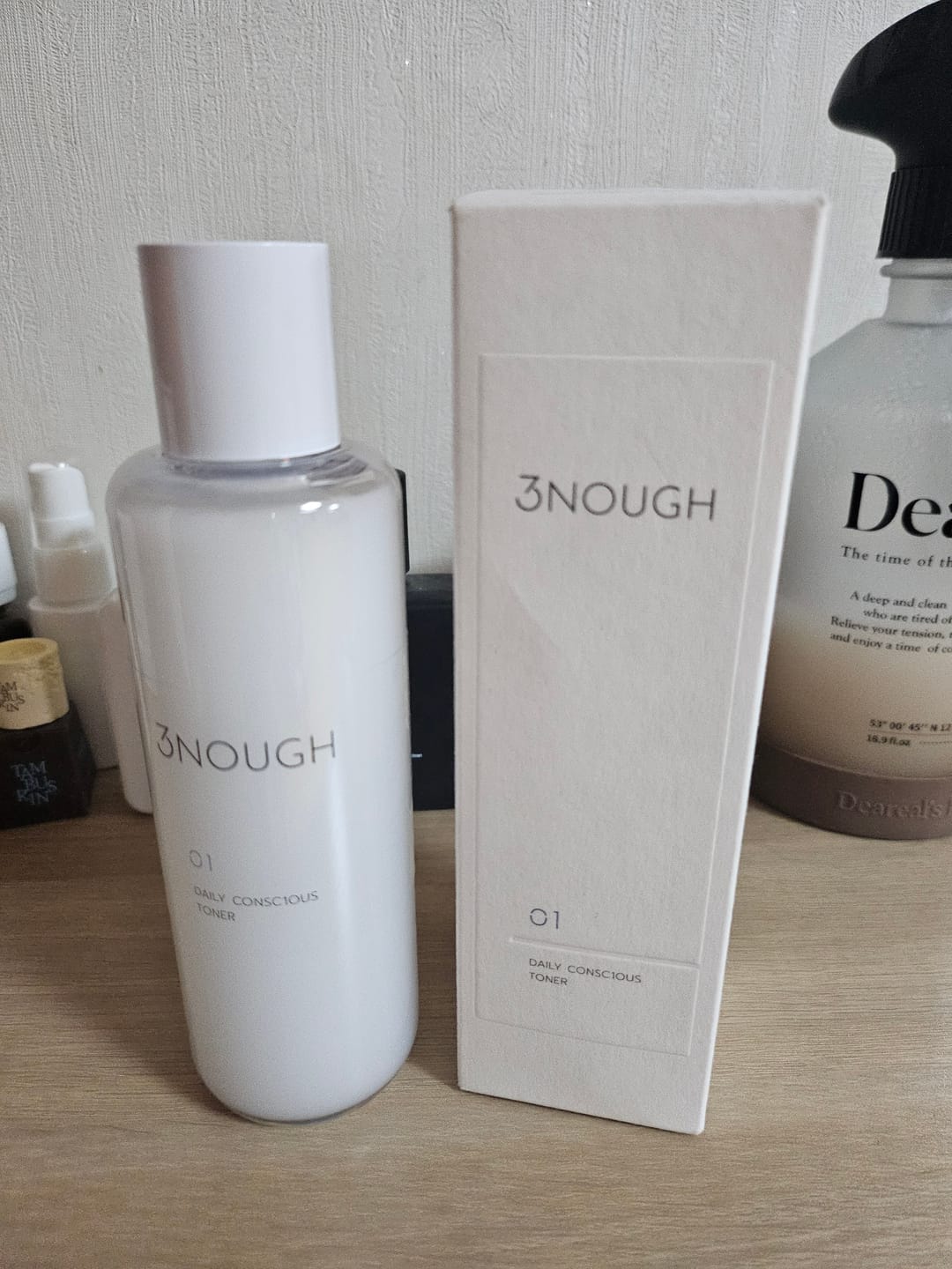 Customer photo review of 3NOUGH Daily Conscious Toner 155ml