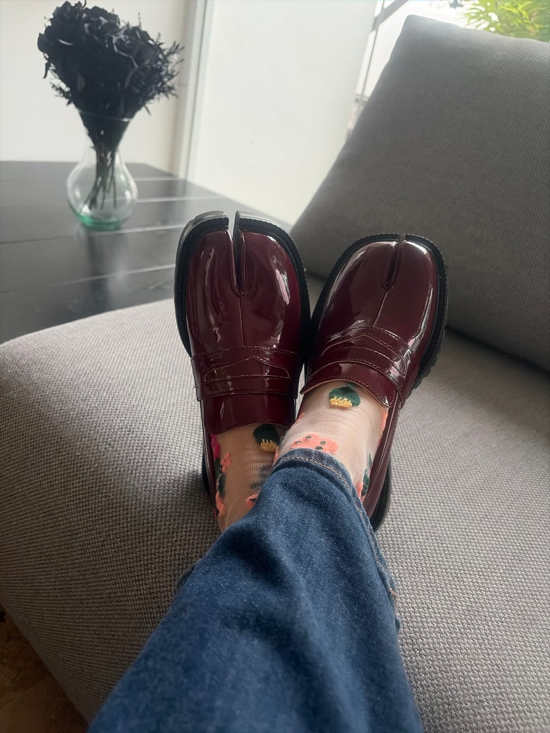 Customer photo review of Lope - Mocasín tabi Unisex