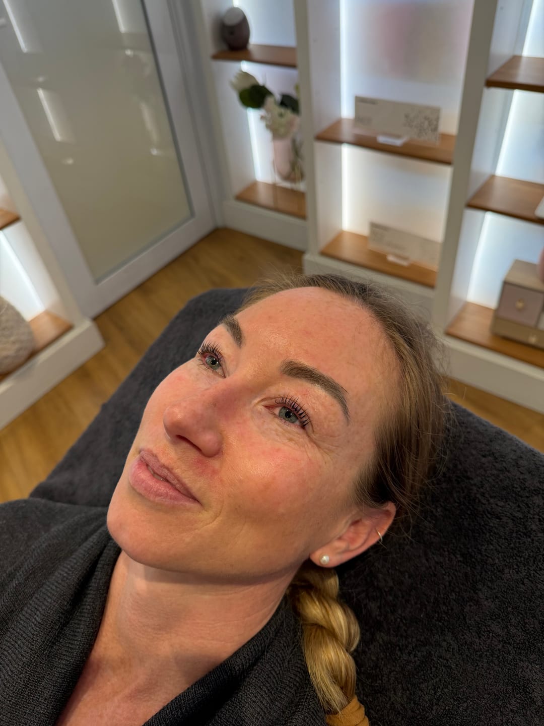 Customer photo review of Pure Care Lash & Brow Lift Pack
