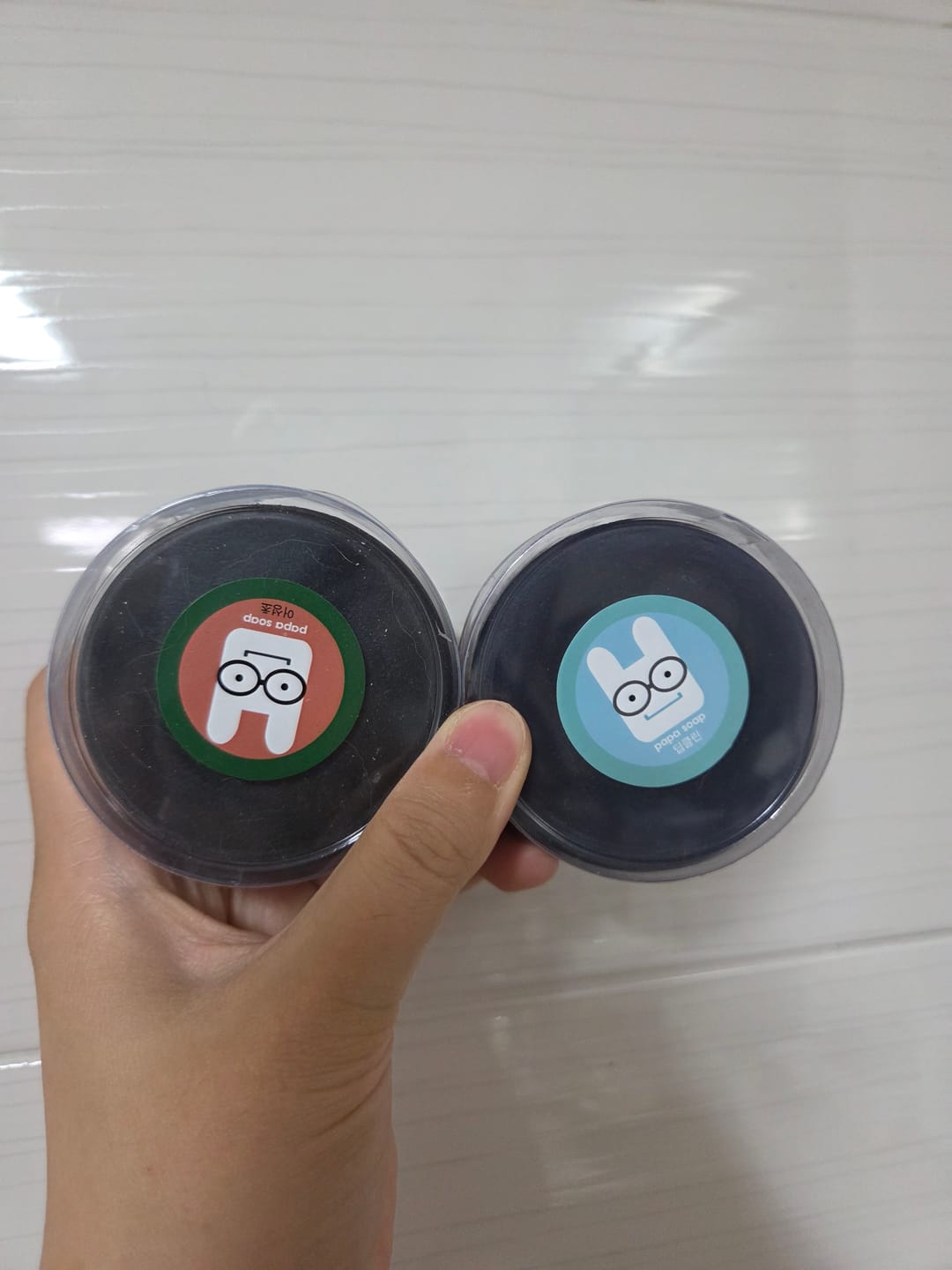 Customer photo review of papasoap Deep Clean Blemish-Care Bar 100g
