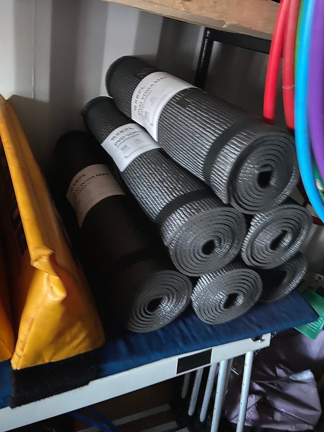 Customer photo review of KEFL PVC Yoga Mat 6mm - with Free Carry Strap