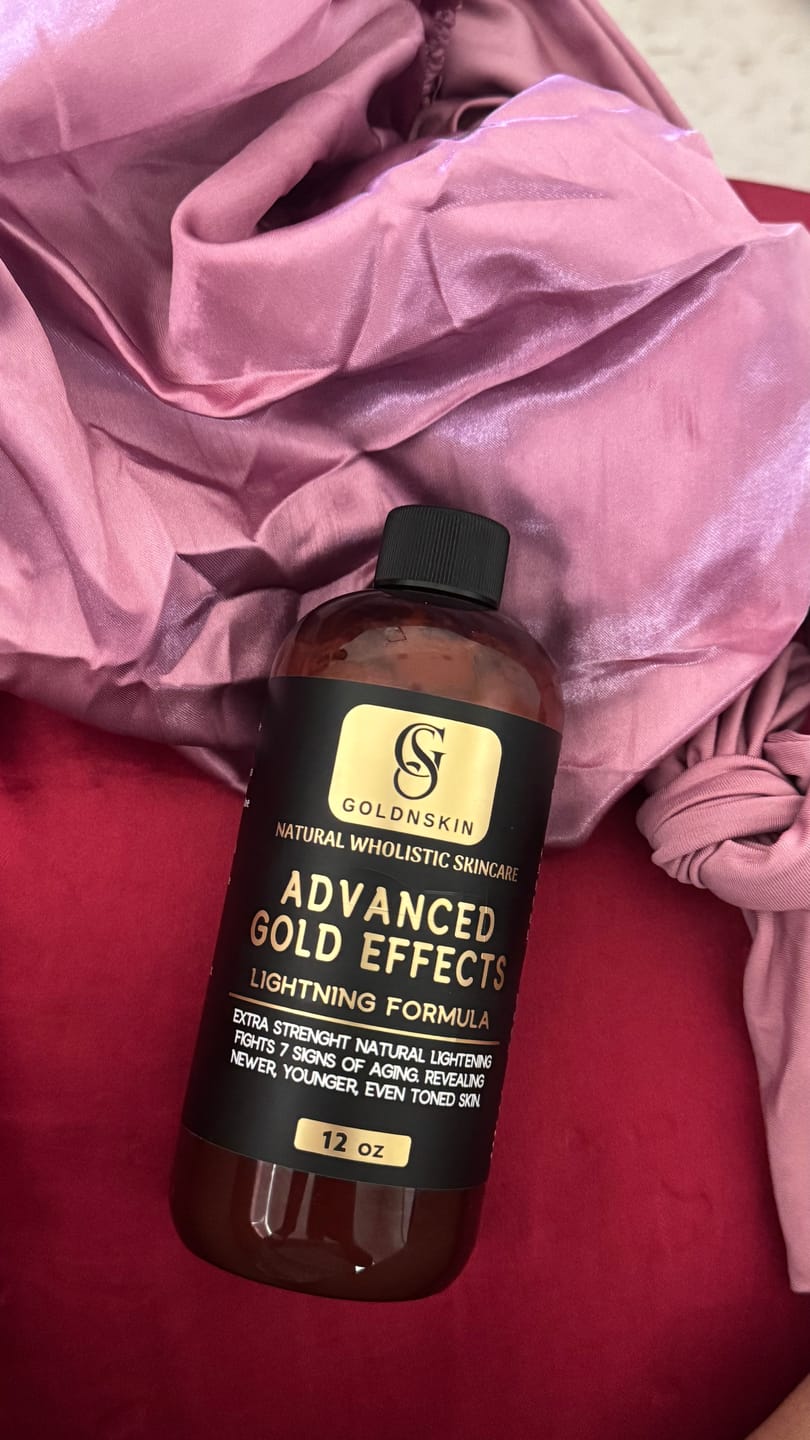 Customer photo review of Advanced Gold Lightening Lotion