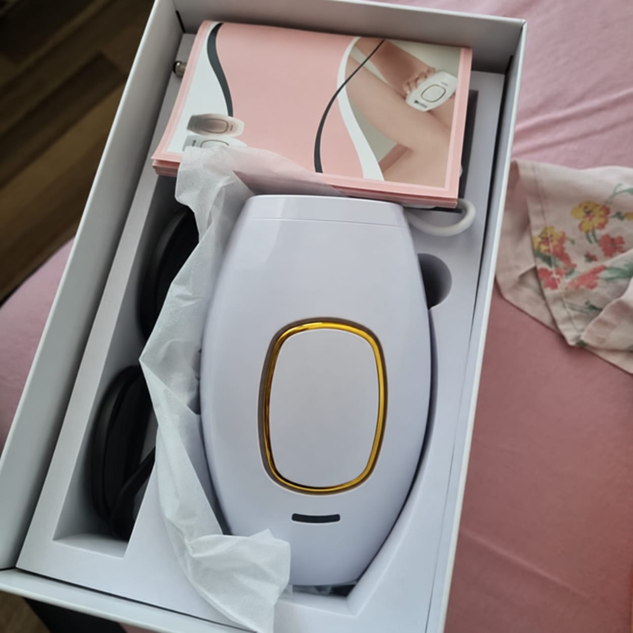 Customer photo review of Voise IPL hair removal device AU