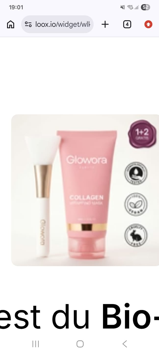 Customer photo review of Bio-Collageen Masker + Kwast