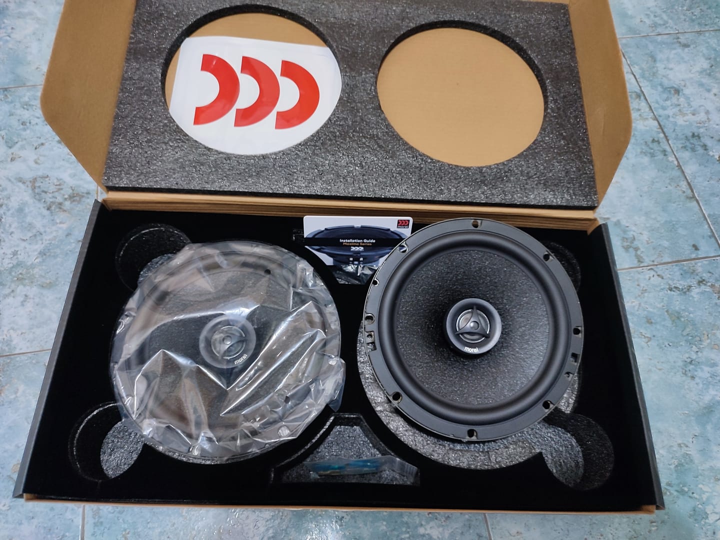 Customer photo review of זוג רמקולים קואקסיאליים Morel Maximo 6 Coax MKII ‏6.5 אינץ׳