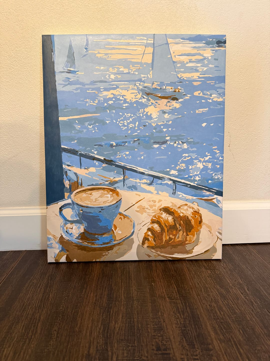 Customer photo review of Morning Sail | Paint by Number