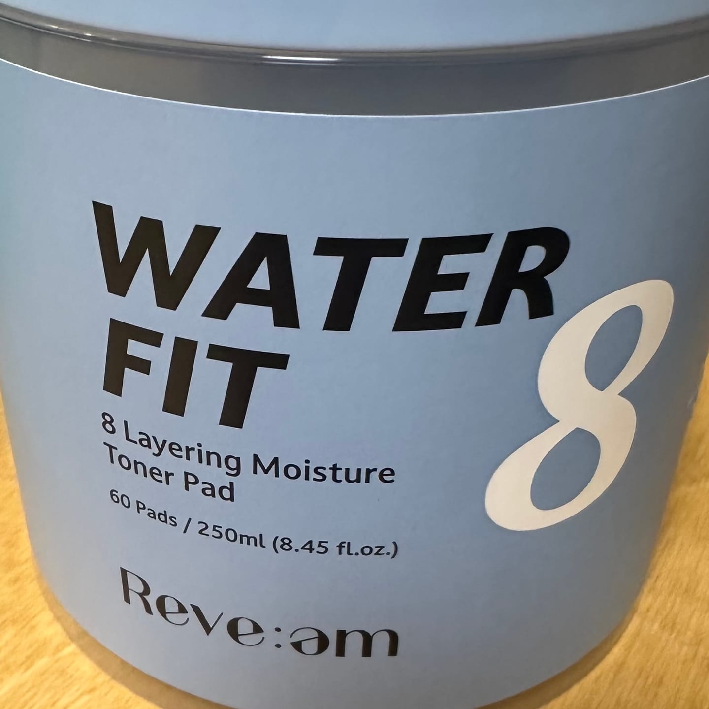 Customer photo review of Reve:am Water-Fit 8-Layer Moisture Pad 60ea