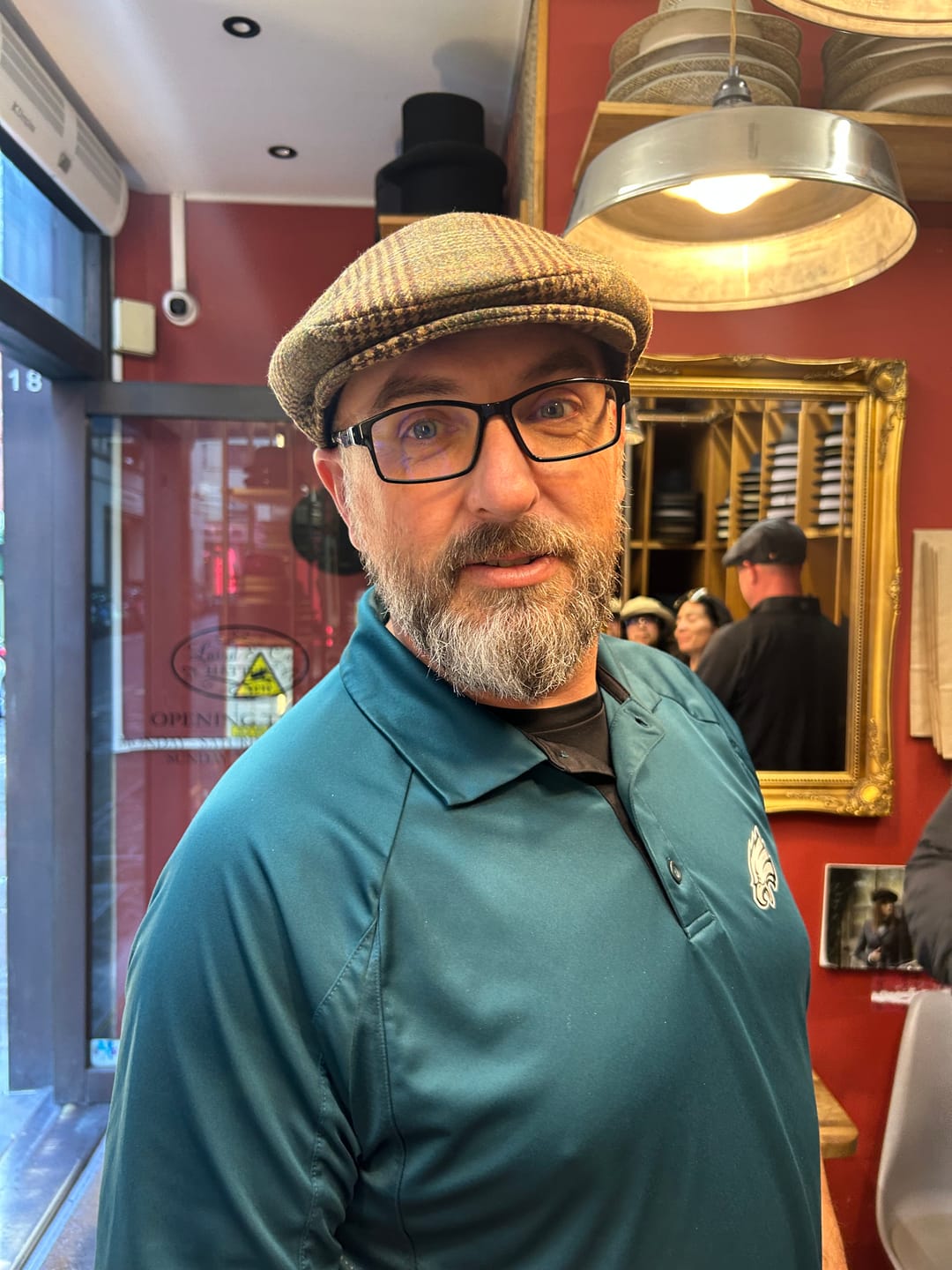 Customer photo review of Tweed Flat Cap