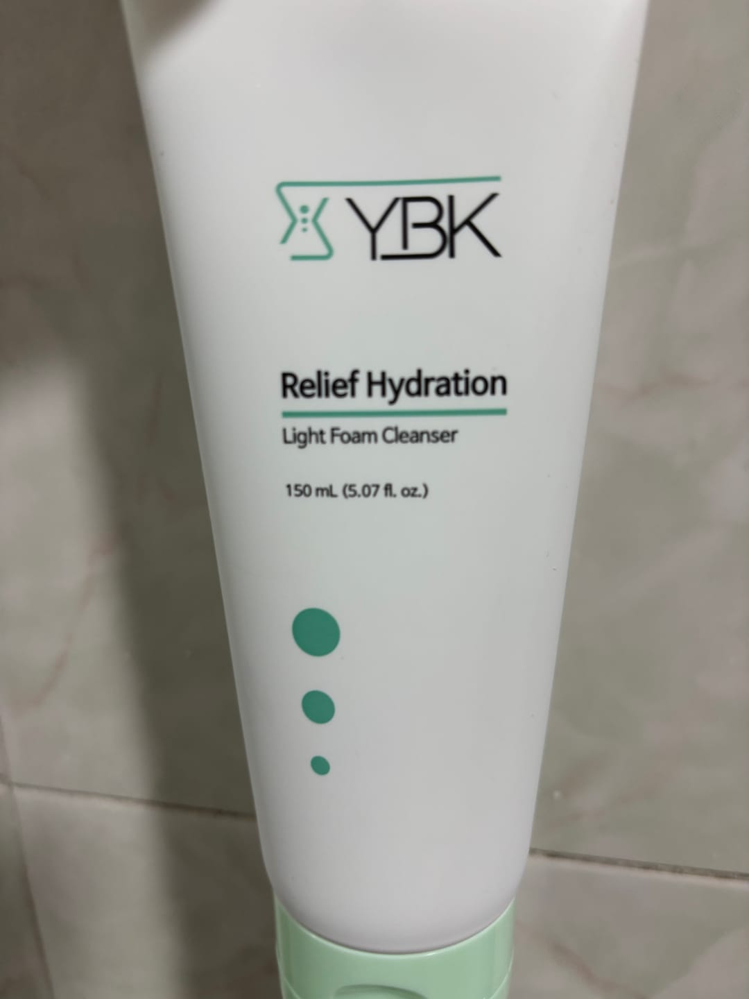 Customer photo review of YBK Relief Hydration Light Foam Cleanser 150ml