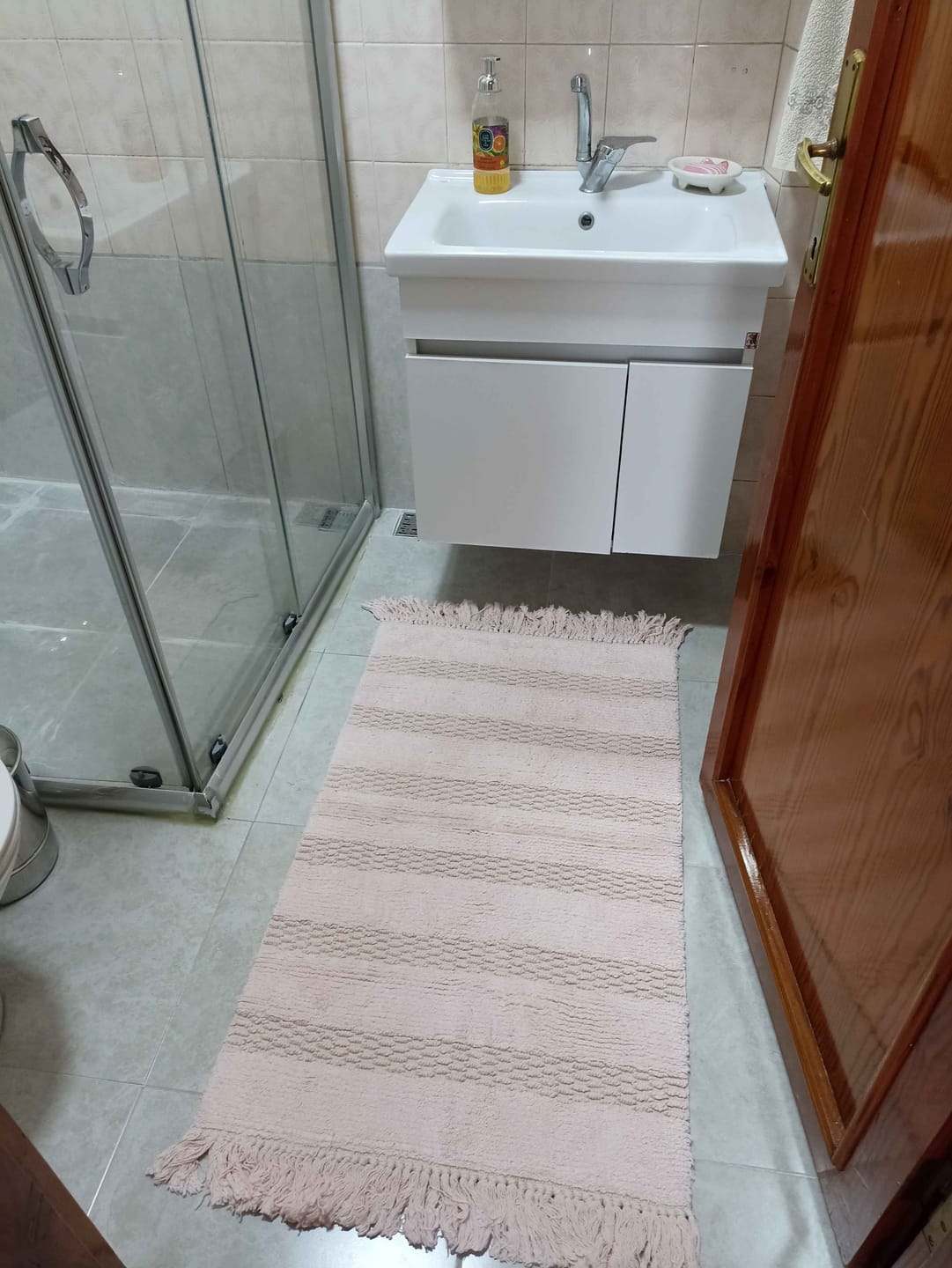 Customer photo review of Lampetie | Balena Tekli Banyo Paspası 60x100 Pembe