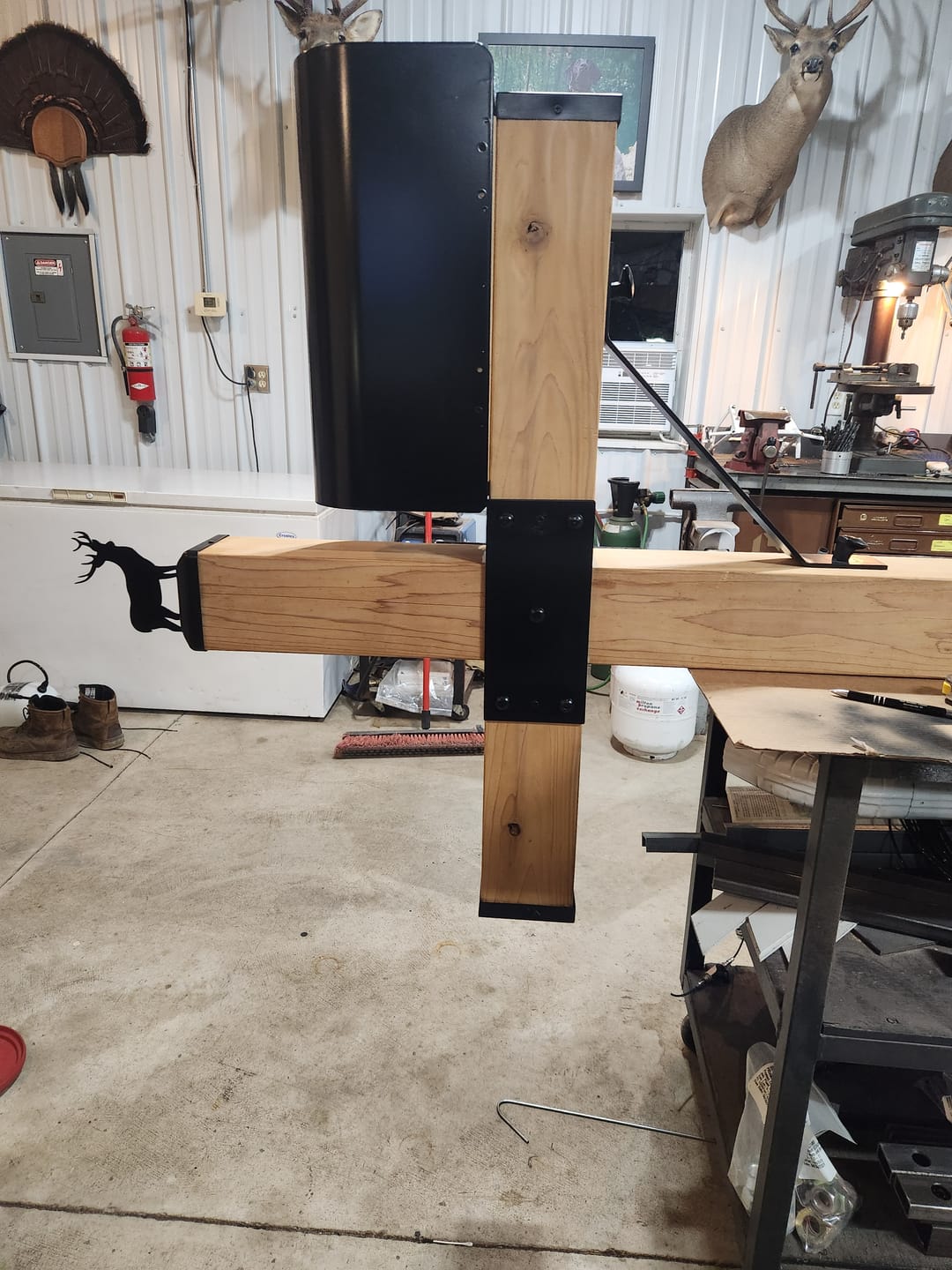 Customer photo review of Deer Fence Post Cap (Multiple Post Sizes Available)