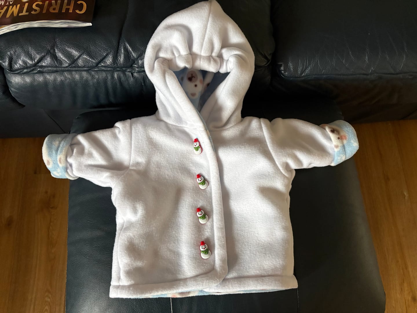 Customer photo review of Plain Anti Pill Polar Fleece Fabric