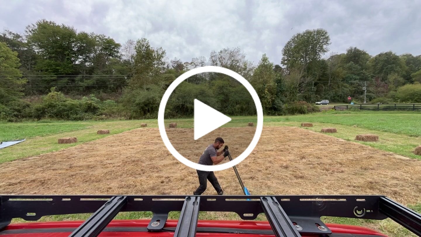 Customer video review of Market Gardener Treadlite Broadfork | 30" wide | 7 tines