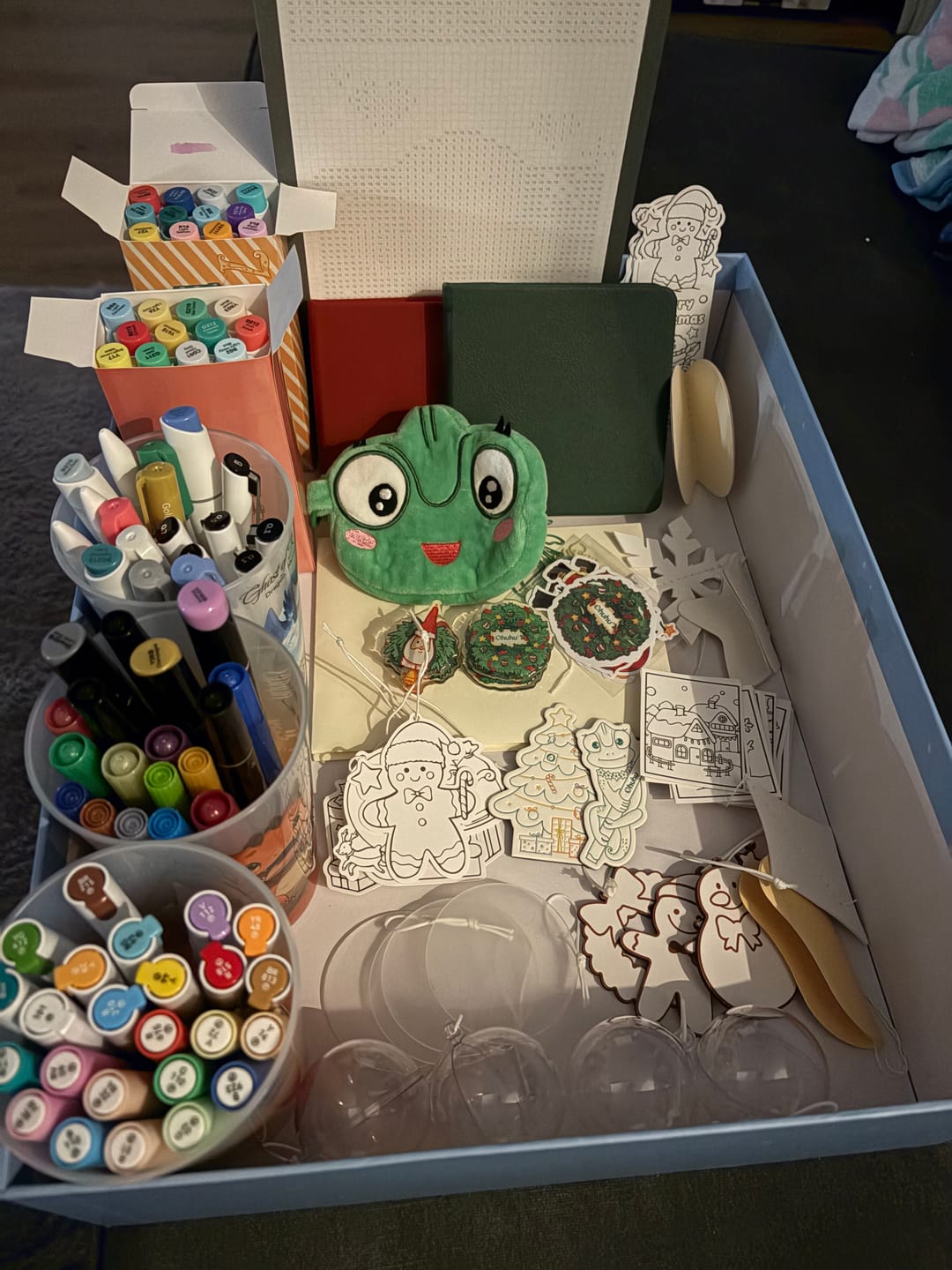 Customer photo review of Ohuhu Christmas Advent Calendar 2026, 24 Days Countdown Gift Kit