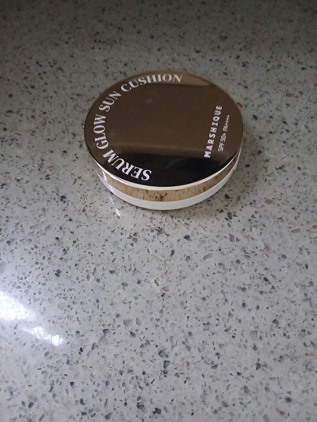 Customer photo review of MARSHIQUE Serum Glow Tone-up Sun Cushion SPF50+/PA++++ 12g