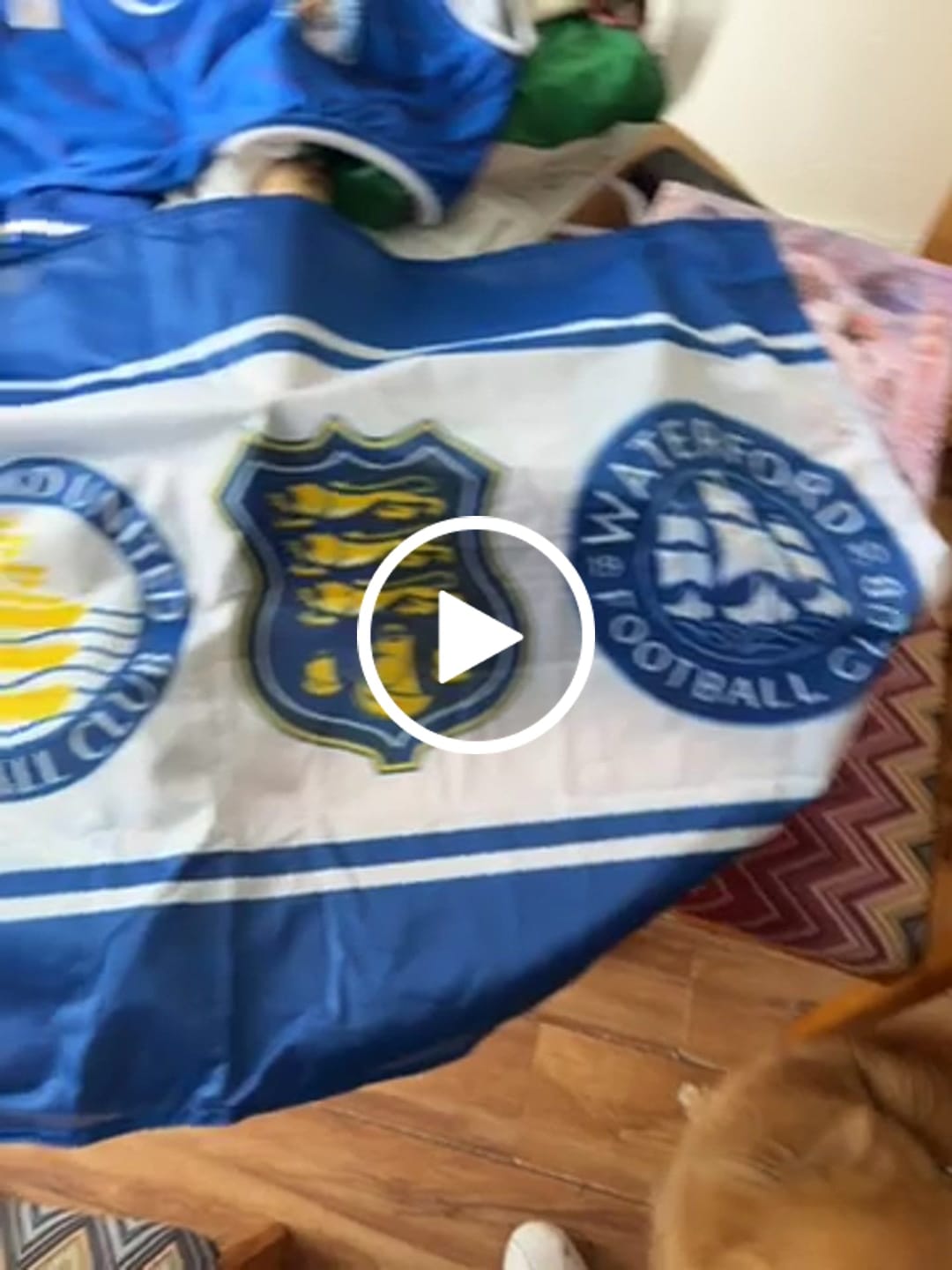 Customer video review of Personalised Standard Flag