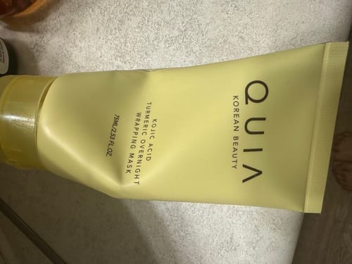 Customer photo review of Quia Turmeric & Kojic Acid Overnight Mask