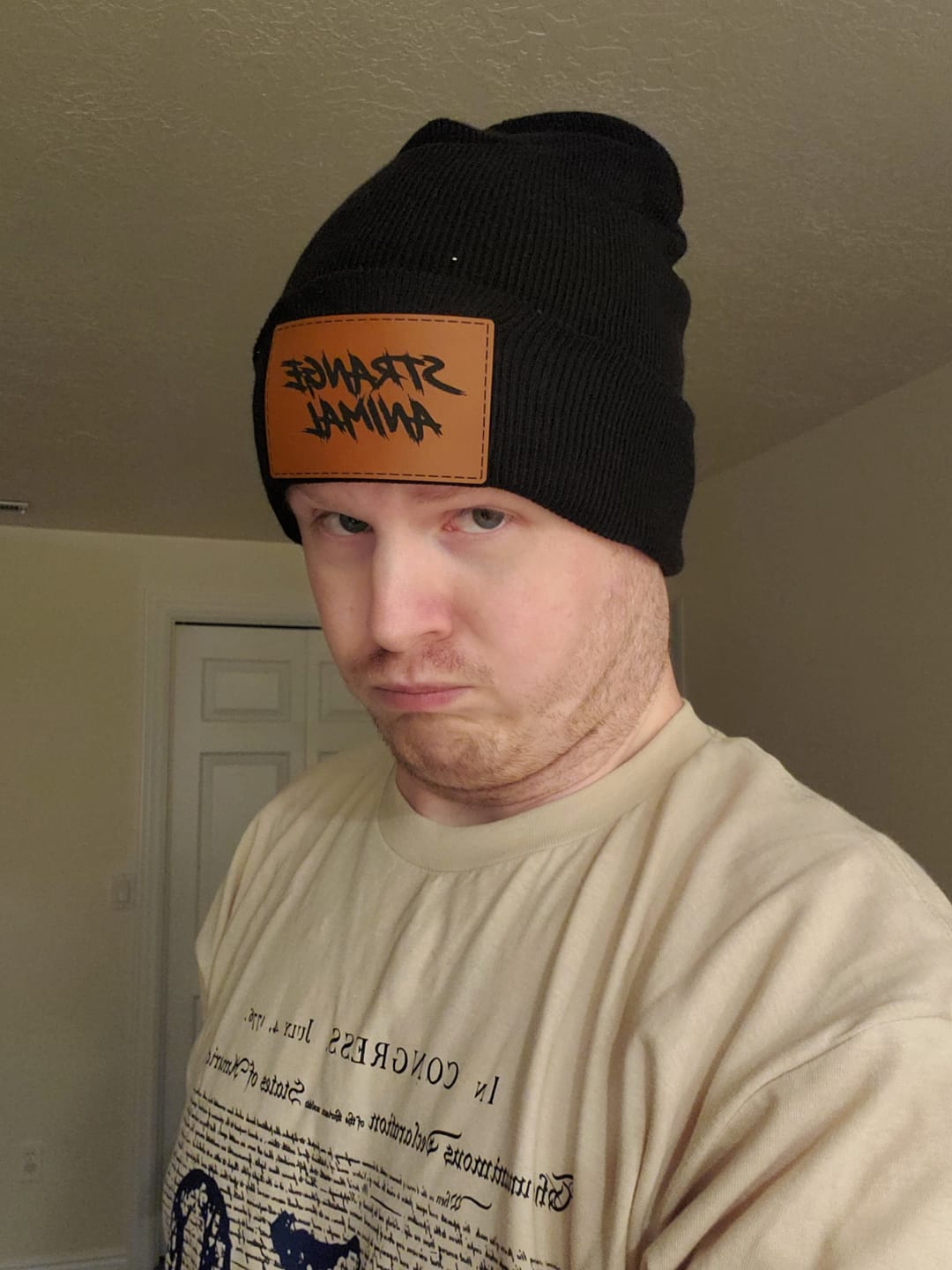 Customer photo review of Strange Animal Beanie