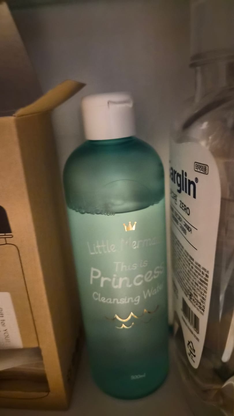 Customer photo review of Beauty Recipe Little Mermaid This Is Princess Cleansing Water 500ml