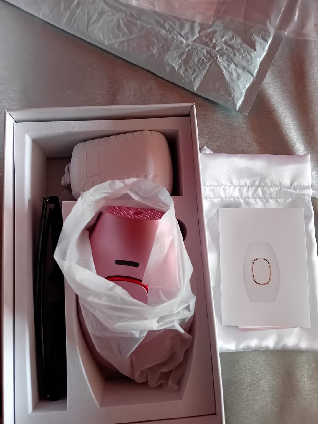Customer photo review of Voise IPL hair removal device CA