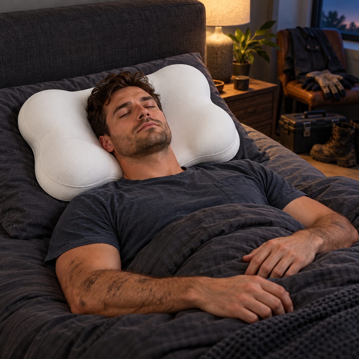 Customer photo review of KumoContour™ Pillow