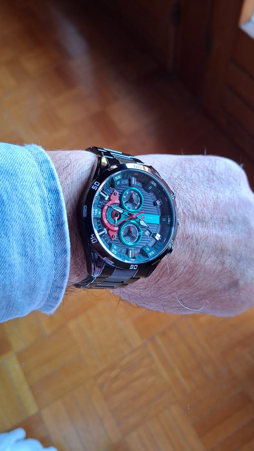 Customer photo review of Curren Madrid® orologio uomo acciaio