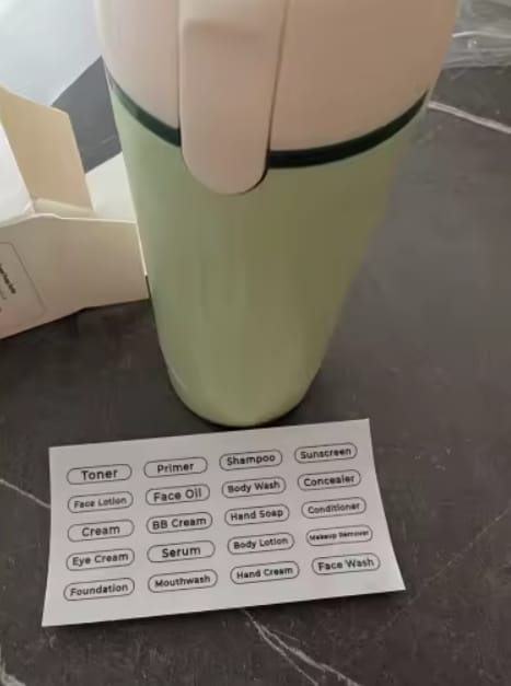 Customer photo review of Botella multi-usos para viaje 4 en 1