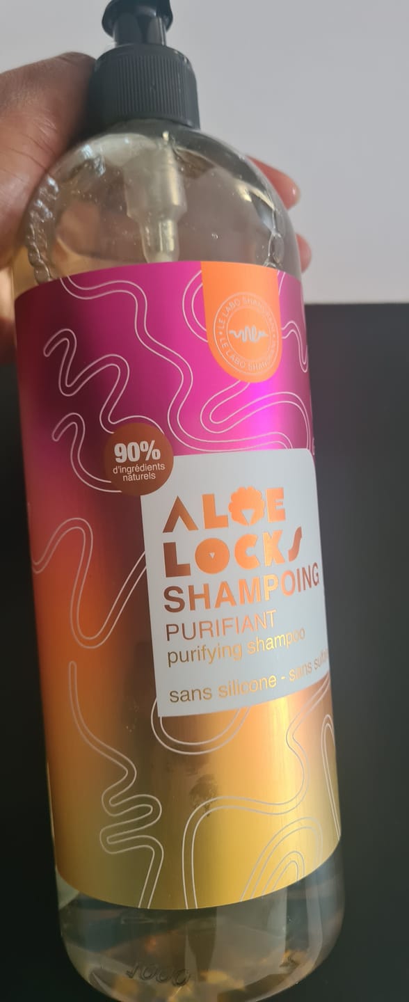 Customer photo review of Aloé Locks - Shampoing Purifiant 1L - Format Familial