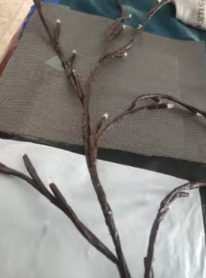 Customer photo review of MerryTwig Christmas Branch Lights