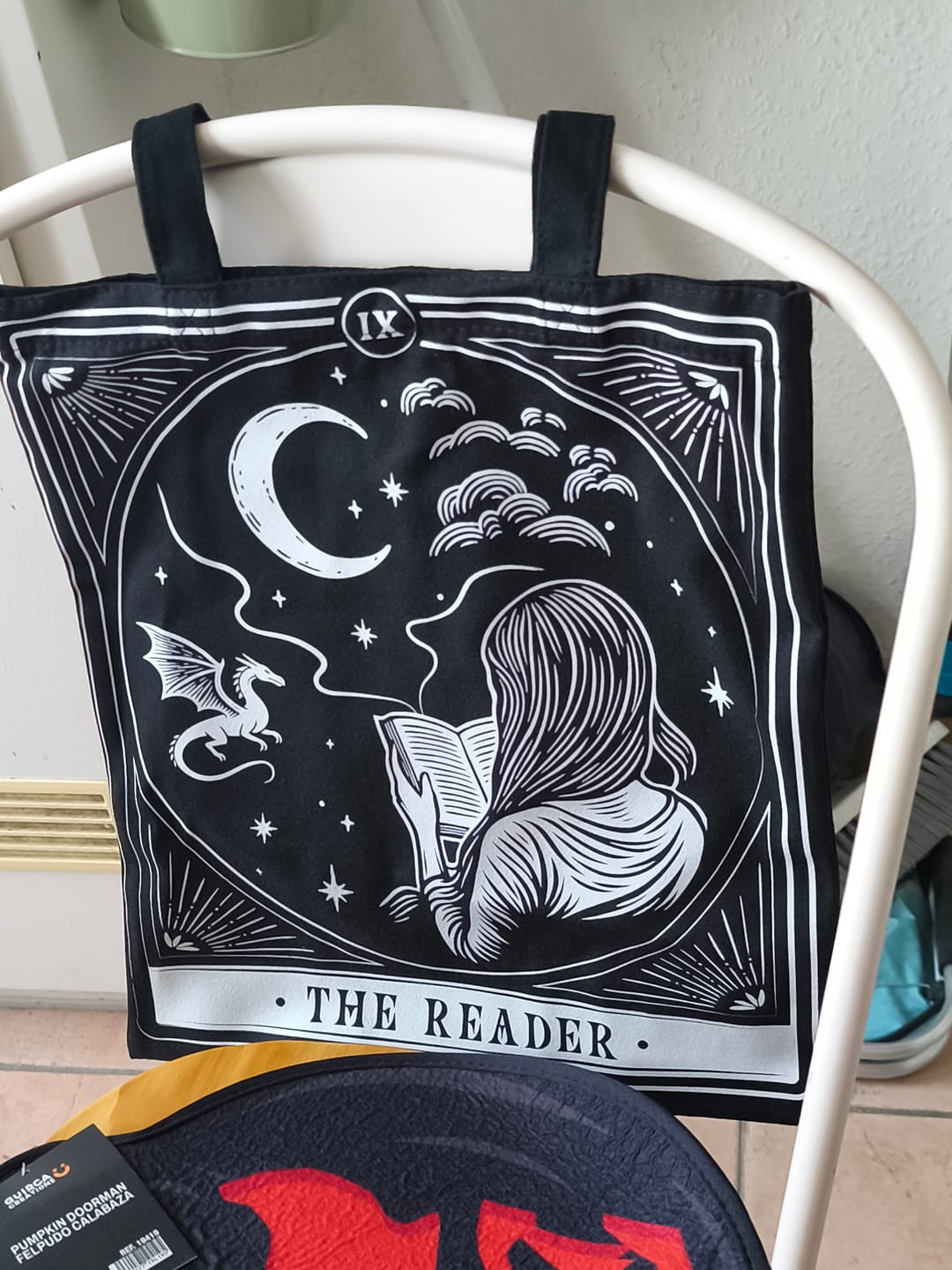 Customer photo review of Mondleserin Stoffbeutel mit Tarot-Artwork