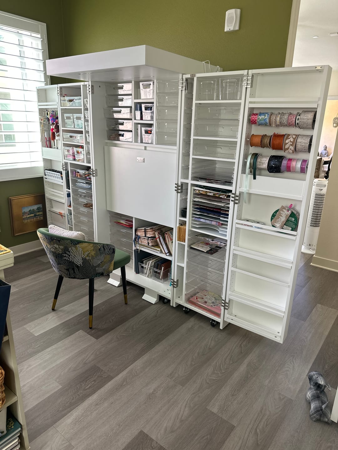 Customer photo review of 2 Built-In Drawers