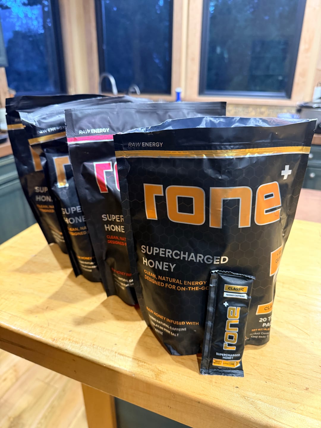 Customer photo review of 100mg Caffeine - Classic - SuperCharged Honey (20-Pack)