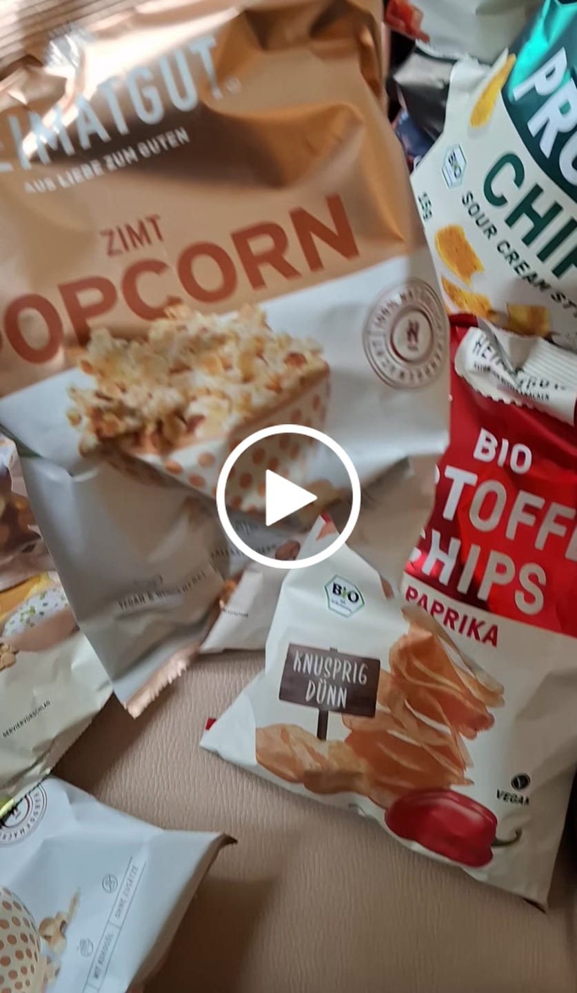 Customer video review of Bio Kartoffelchips Paprika