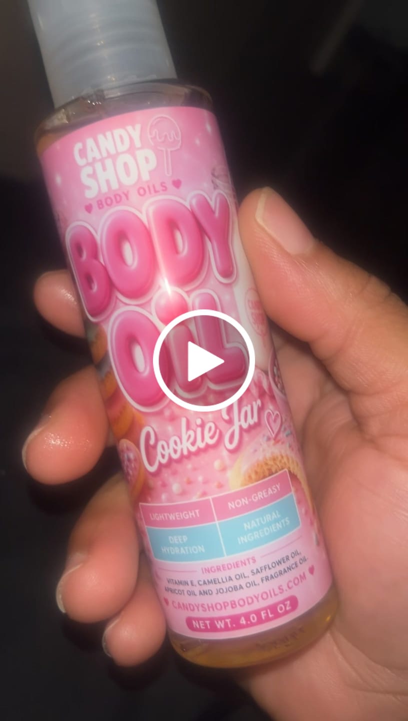 Customer video review of Birthday Baddie Body Oil