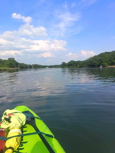 Customer photo review of Aquaplanet ALLROUND TEN 10' Inflatable Paddle Board Package - Cyber