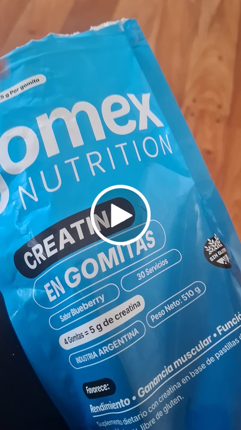 Customer video review of Gomitas de Creatina GOMEX | 5g por Dosis, Sin Polvos