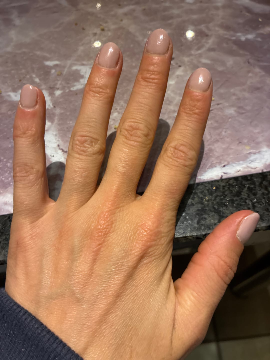 Customer photo review of Caramel Macchiato Dipping Powder