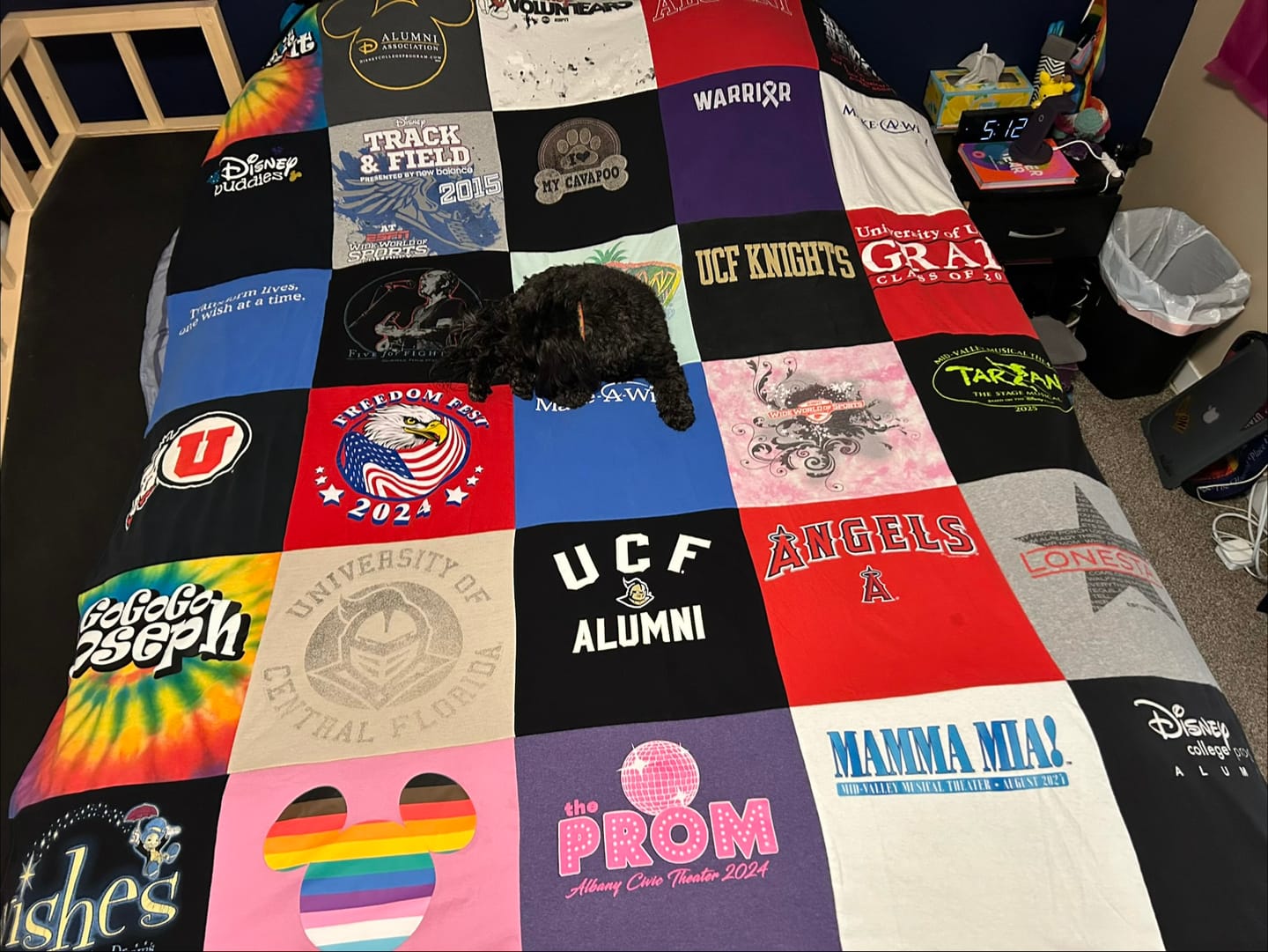 Customer photo review of Project Repat T-Shirt Quilt