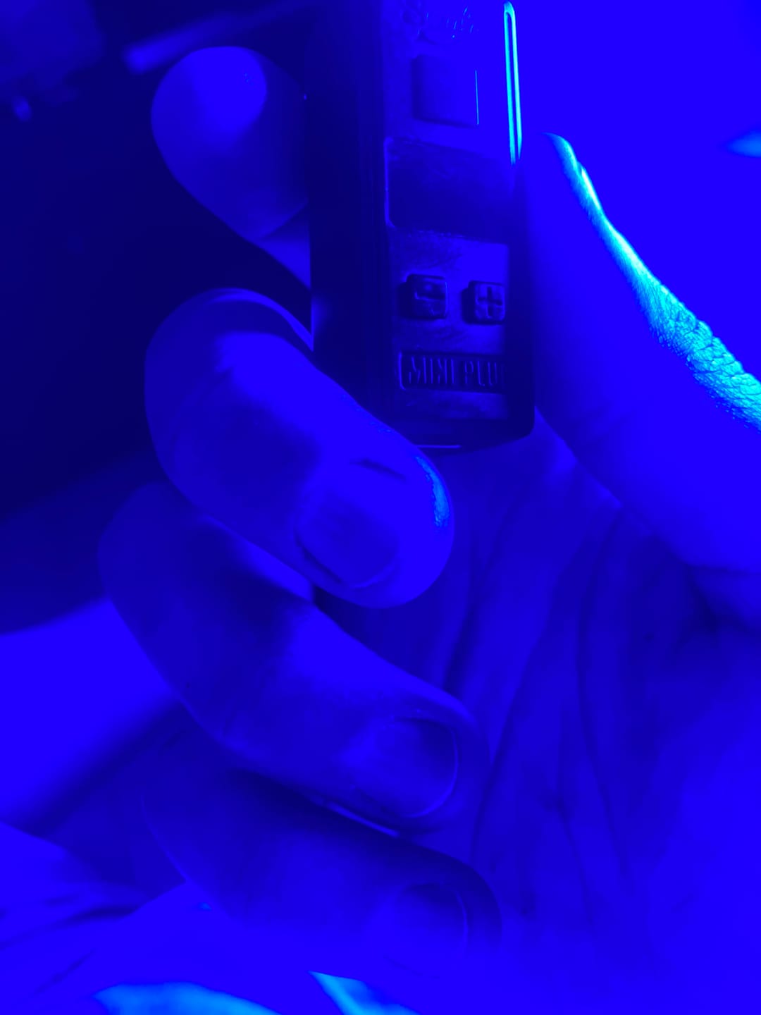 Customer photo review of Mini Plug 510 Cart Battery with Built-in USB-C Cable, Adjustable Voltage, LED Display