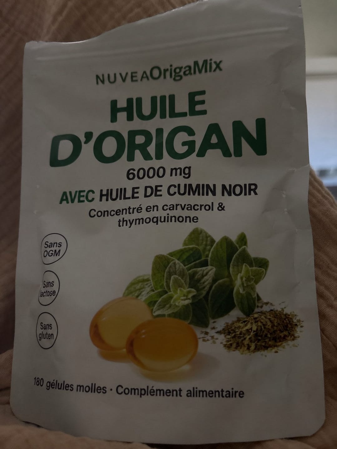 Customer photo review of Gélules OrigaMix – Élimination naturelle des parasites intestinaux