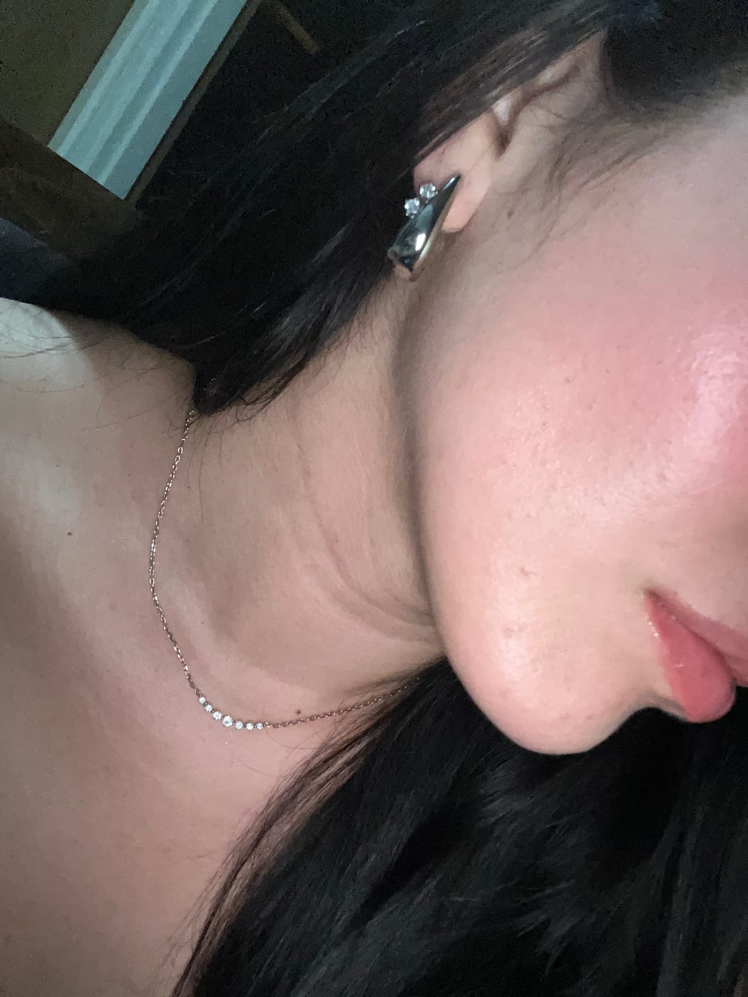 Customer photo review of Aretes Toffee Plata + Zirconia