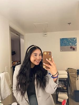 Customer photo review of Virgin Hair Flat Silk Weft Hair Extensions High Quality Jet Black #1